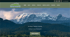 Desktop Screenshot of heritagemountainhc.ca